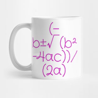 Quadratic Formula Mug